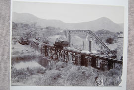 Kaapmuiden, circa 1901. Damaged bridge.