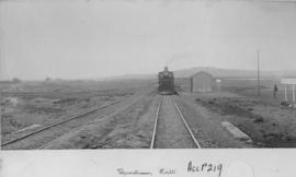 Sterkstroom, 1895. Cape 4th Class Neilsons (rare) at small station building. (EH Short)