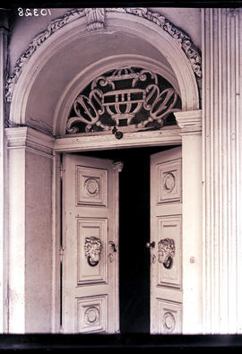 Cape Town. Main door of Governor's house in the Castle.