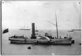 Paddle tug 'John Paterson' built for CGR in 1882 and disappeared in June 1906.