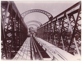 Circa 1900. Anglo-Boer War. Fourteen Streams bridge looking through from south bank.