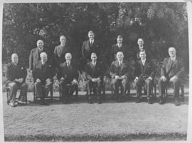 Cape Town, 1947. King George VI with South African Cabinet.