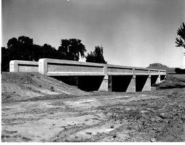 Circa 1966. Concrete bridge with five spans.