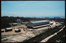Port Elizabeth, 1975. Humerail railway workshop.