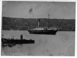 Durban, circa 1850. 'Pioneer' tug, first tug in Durban Harbour since 1860.