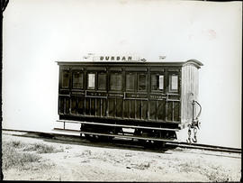 NGR short second class carriage No 9 with 'Durban' on roof. Scrapped by 1900. SEE P2376