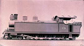 NGR 'Reid Ten Wheeler' No 149 built by Dubs & Co No 3835 in 1899. First engine built for trai...