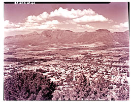 Paarl, 1939. View over Paarl valley.