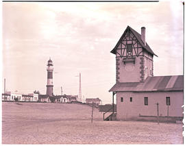 Swakopmund, South-West Africa, 1952. Lighthouse.