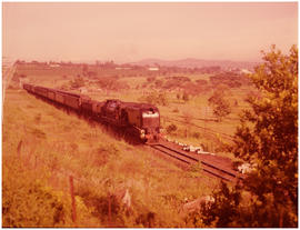 Nelspruit district. SAR Class GMAM, ex East London. Note smoke cowl on chimney for 'tunnel workin...