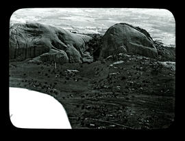 Aerial view of Paarl Rock?