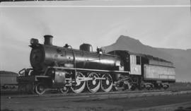 Cape Town. SAR Class 5R No 781, only one fitted with a standard No 1 boiler, at Paarden Eiland shed.