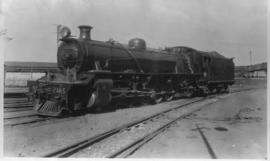 SAR Class 20 No 2485 was built at the Pretoria workshops using a boiler from a Class 19A, cylinde...