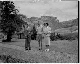 Royal Natal National Park, Drakensberg, 14 to 16 March 1947. King George VI and Queen Elizabeth w...