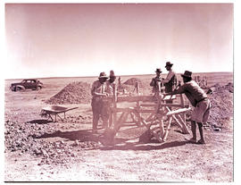"Kimberley district, 1942. Gypsum mine."