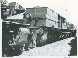 De Aar. SAR Class GL No 2351 at De Aar shed. Later to Outeniqua Transport Museum National Collect...