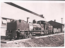 Estcourt, 1964. SAR Class NGG11 No 55 staged on the Estcourt inspection pit.