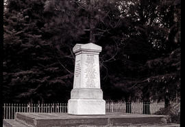 Vryheid district, circa 1922. Piet Retief memorial at Dingaan's kraal.