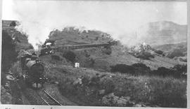 Estcourt district. Combined goods trains at 144 1/2 miles between Mimosa (later Formosa) and Esco...