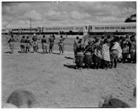 Nelspruit, 28 March 1947. Farewell from traditional dancers.