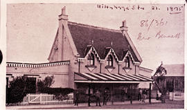 "Uitenhage, 1875. Old railway station."