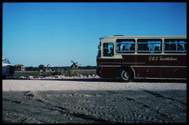 Etosha National Park, Namibia, 1972. SAR tour bus.