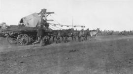 August 1914 to July 1915. Construction of the Prieska - Karasburg railway line. Distributing slee...