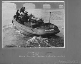SAR&H 45 foot motor launch 'Rooibank' with VIPs.