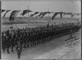 Durban, June 1925. Guard of honour at opening of graving dock by the Prince of Wales. (donated by...