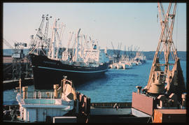 Durban, July 1973. 'Tonsberg' in Durban Harbour. [D Lee / S Mathyssen]