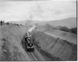 Eastern Cape, March 1947. SAR Class 19D Nos 2712 and 2723 leading and SAR Class 19D No 2724 banki...