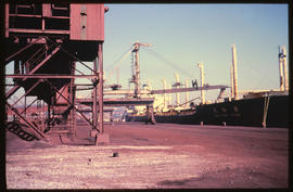 Port Elizabeth, August 1983. Ore terminal in Port Elizabeth Harbour. [T Robberts]