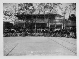 Lourenco Marques, Mozambique, July 1907. The Crown Prince of Portugal meeting with delegation fro...