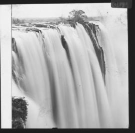 Zimbabwe. The Rill Falls at Victoria Falls.