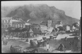 Cape Town, circa 1880. Adderley Street.
