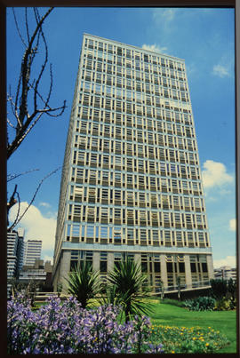 Johannesburg, January 1988. Paul Kruger building. [Z Crafford]