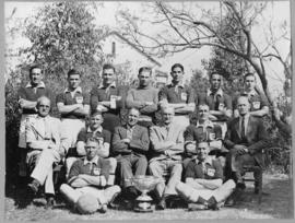 Mafeking, 1937. Railway Association Football Club, winners of the Mackie Cup. (Donated PD Jordaan)