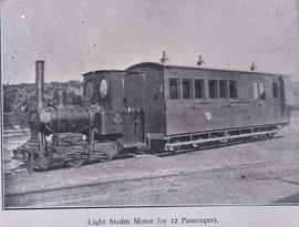 CGR Krauss 0-4-0WT locomotive. Used on the construction of Port Elizabeth - Avontuur branch, ther...