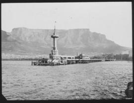 Cape Town. Pier and Table Mountain.