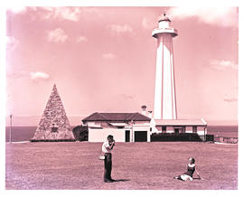 Port Elizabeth, 1961. Lighthouse at Donkin Reserve.