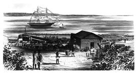 Durban, 1824. Point. (Reproduction from magazine)