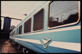 Johannesburg, 1979. Blue Train showing 1972 logo.