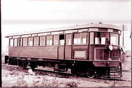Durban, 1930. SAR railcar No RM14 built in Durban workshops. Later used on Postmasburg branch.