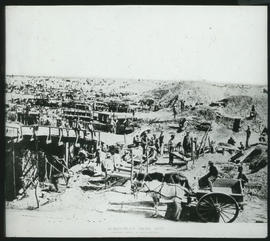 Kimberley, 1871. Diamond mine.