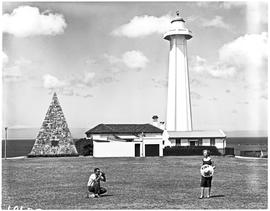 Port Elizabeth, 1961. Lighthouse at Donkin Reserve.