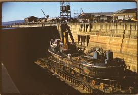 The 'Foremost' in dry dock.