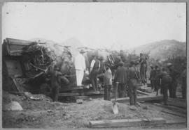 Alkmaar, 18 August 1918. Locomotive accident.