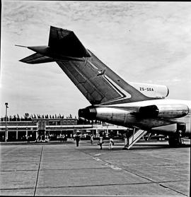Durban, 1970. Boeing 727 ZS-SBA 'Tugela'.