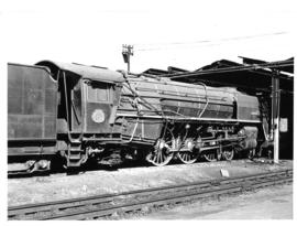 Bloemfontein, 5 June 1973. SAR Class 16E No 857.