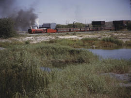 Orange Free State, 1985. SAR Class 26 No 3450 'Red Devil'. [T Robberts]